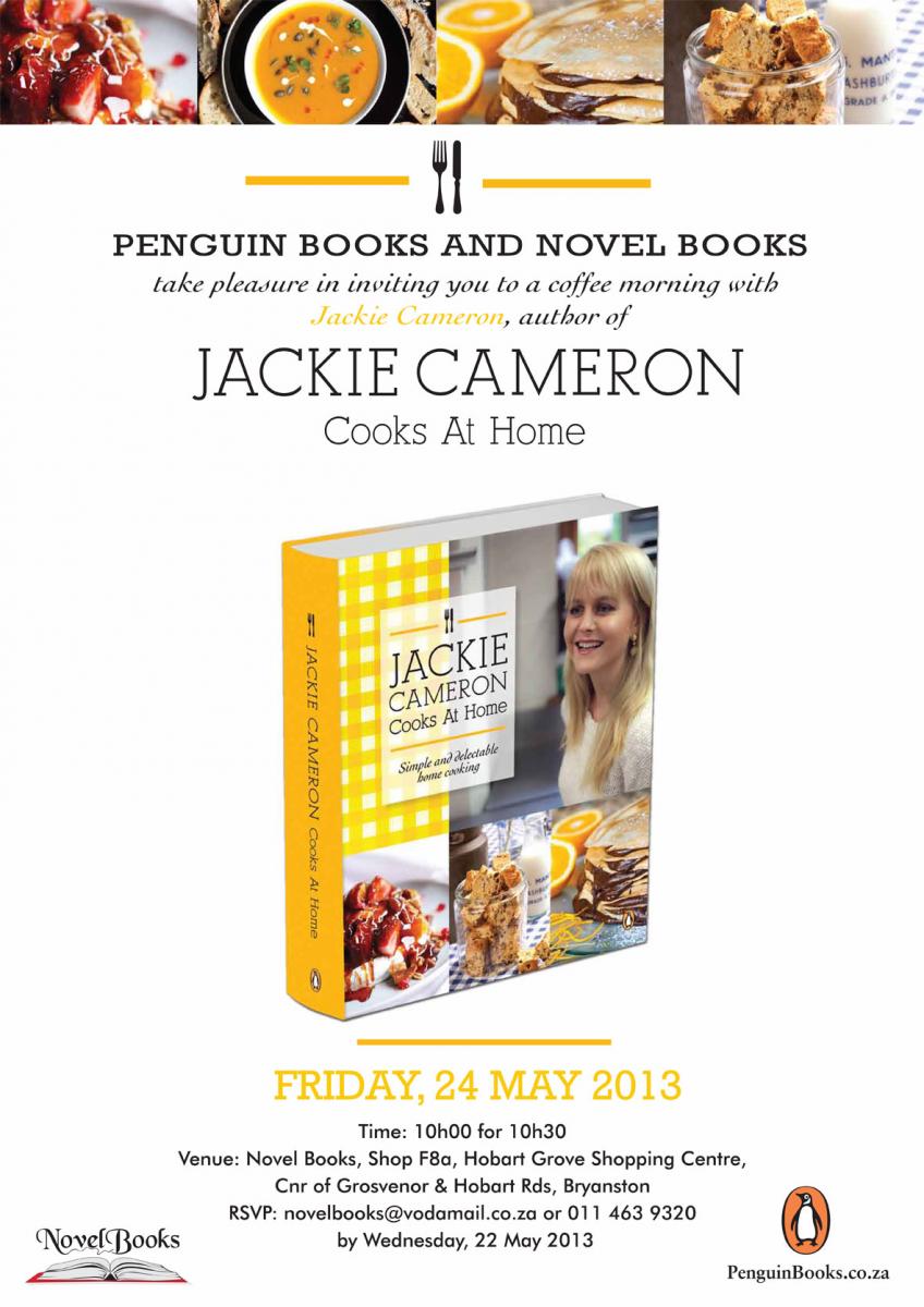 Jackie Cameron at Novel Books