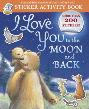 I Love You to the Moon &amp; Back Sticker Activity
