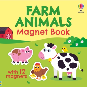 Farm Animals Magnet Book with 12 Magnets