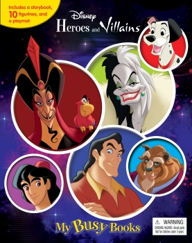 Disney Heroes &amp; Villains: My Busy Books